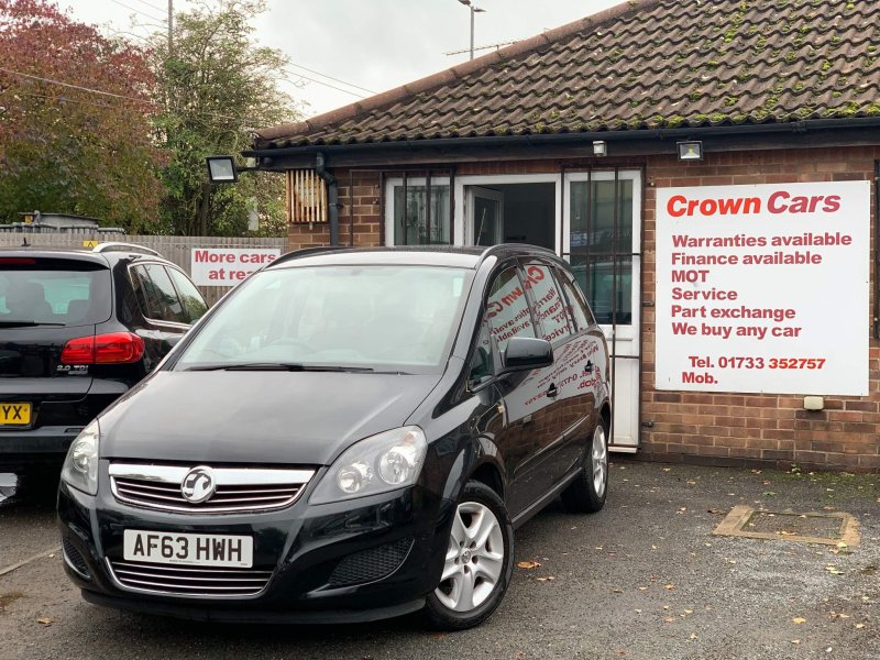View VAUXHALL ZAFIRA 1.6 16V Exclusiv Euro 5 5dr